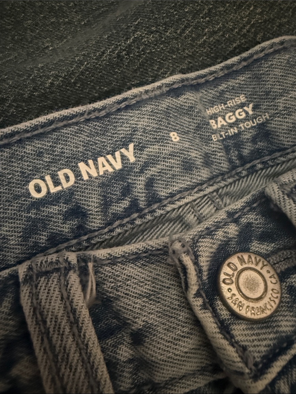 Girls Baggy Cargo Jeans Bundle of 2 Size 8 - Picture 3 of 5